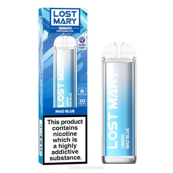 LOST MARY flavours Ireland Z4LH160 LOST MARY QM600 Disposable Vape Mad Blue