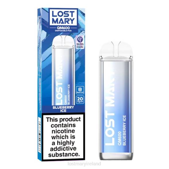 LOST MARY flavours Z4LH157 LOST MARY QM600 Disposable Vape Blueberry Ice