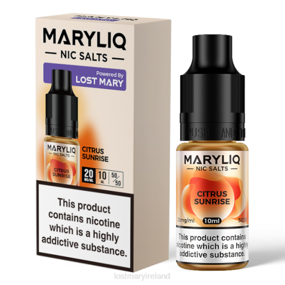 LOST MARY flavours Ireland Z4LH210 LOST MARY MARYLIQ Nic Salts - 10ml Citrus