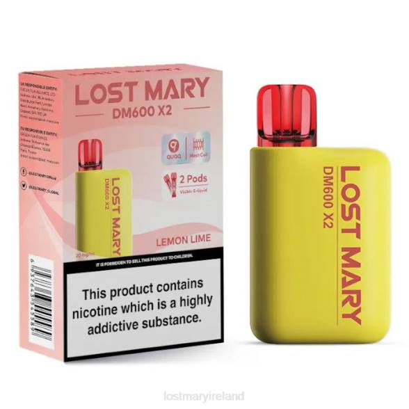 LOST MARY liquid Ireland Z4LH194 LOST MARY DM600 X2 Disposable Vape Lemon Lime