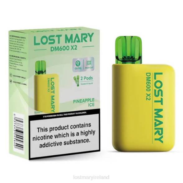LOST MARY liquid Ireland Z4LH204 LOST MARY DM600 X2 Disposable Vape Pineapple Ice