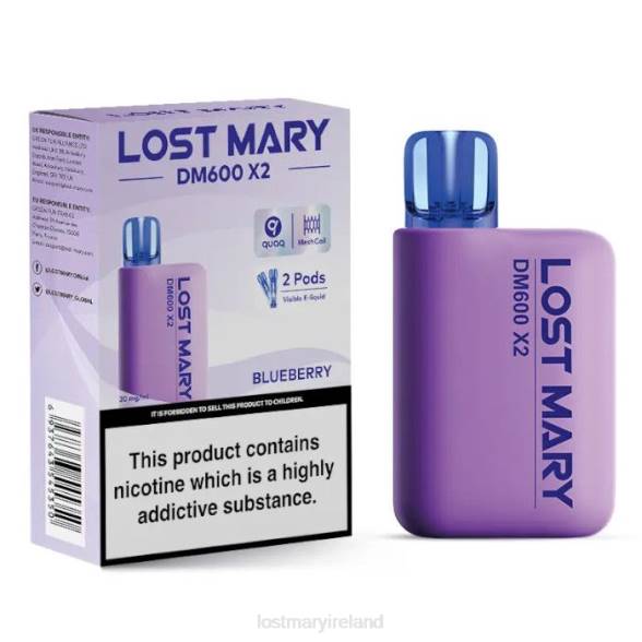 LOST MARY liquid Z4LH189 LOST MARY DM600 X2 Disposable Vape Blueberry