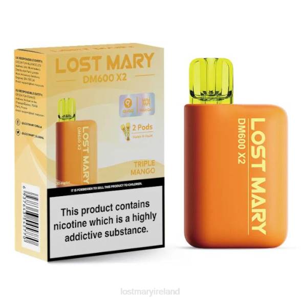 LOST MARY liquid Z4LH199 LOST MARY DM600 X2 Disposable Vape Triple Mango