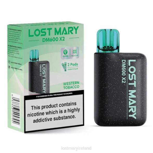 LOST MARY online Z4LH201 LOST MARY DM600 X2 Disposable Vape Western Tobacco
