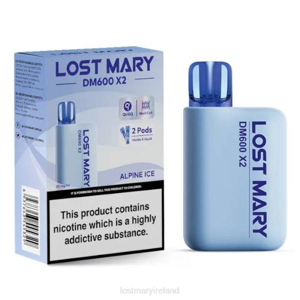LOST MARY vape Z4LH186 LOST MARY DM600 X2 Disposable Vape Alpine Ice
