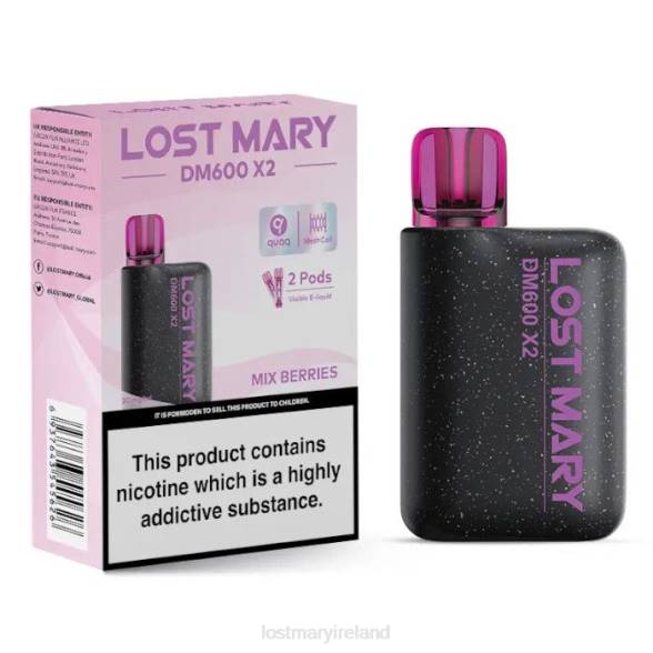 LOST MARY vape Z4LH196 LOST MARY DM600 X2 Disposable Vape Mix Berries