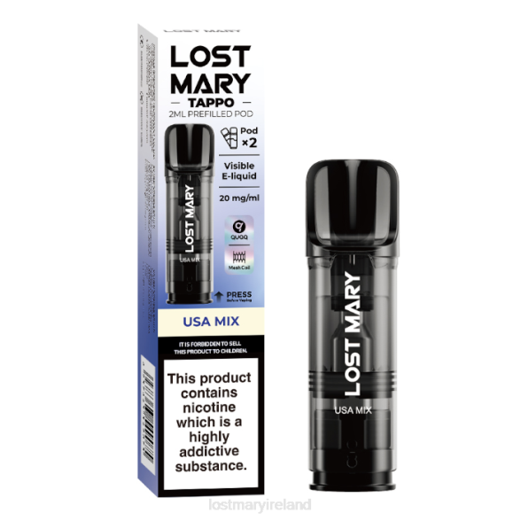 LOST MARY liquid Ireland Z4LH184 LOST MARY Tappo Prefilled Pods - 20mg - 2PK Usa Mix